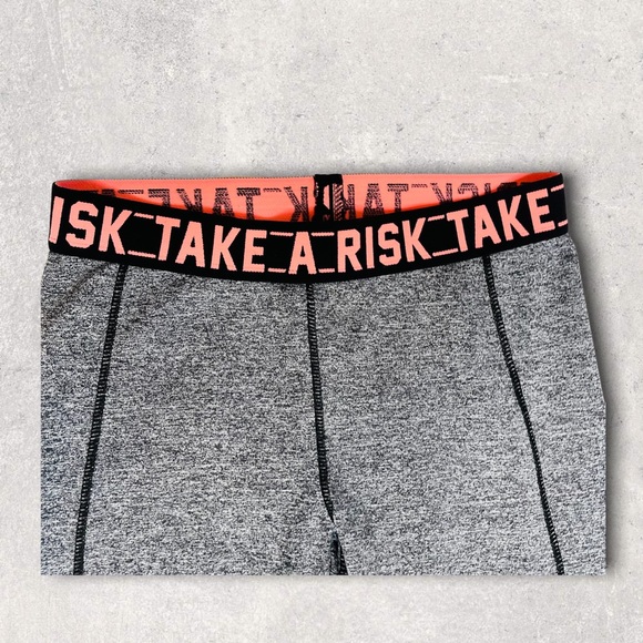 Energy Performance Pink And Grey Active wear Leggings - Picture 3 of 6